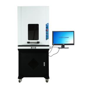 20W geschlossene Faserlaser-Graviermaschine für Metall