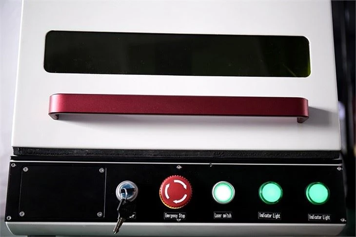 20W 50W Fiber Laser Marking Machine For Metal And Non-metallic Materials