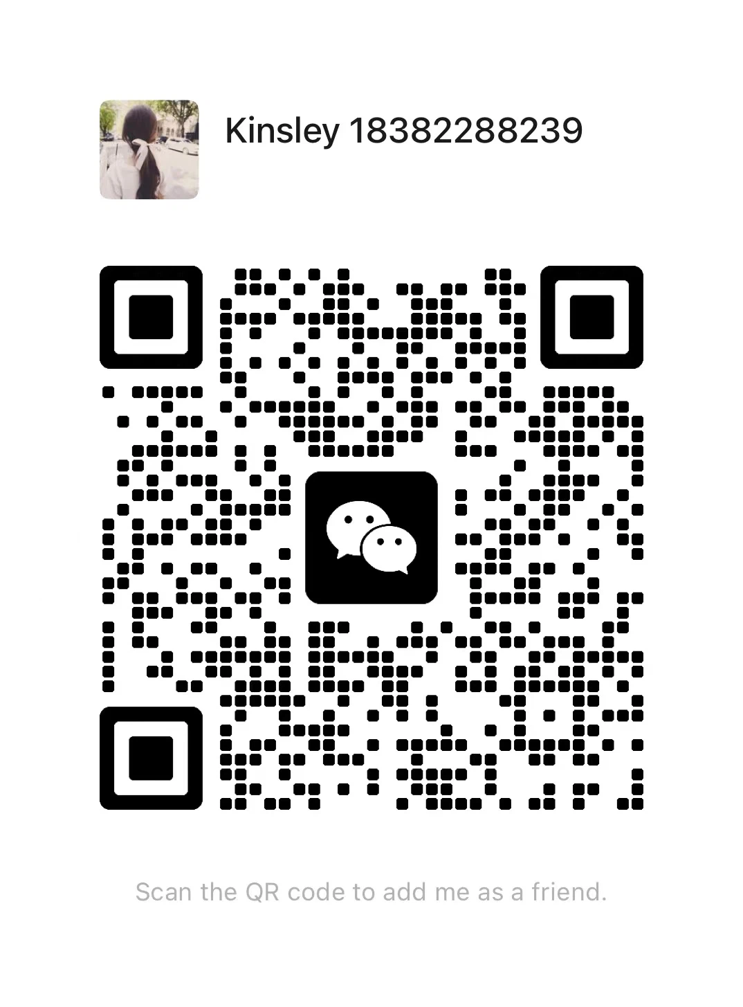 WeChat:8618382288239